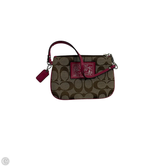 Wristlet Designer By Coach, Size: Medium