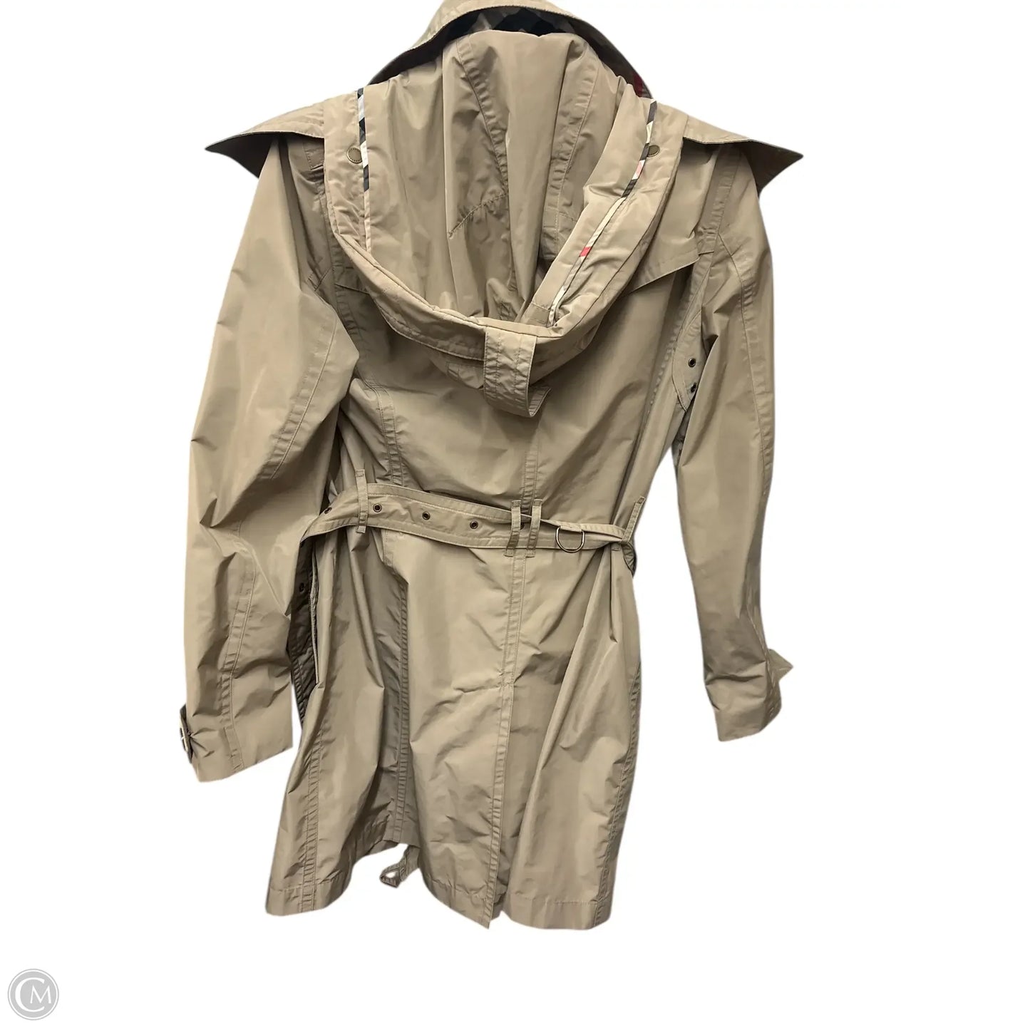 Jacket Luxury Designer By Burberry In Tan, Size: 8