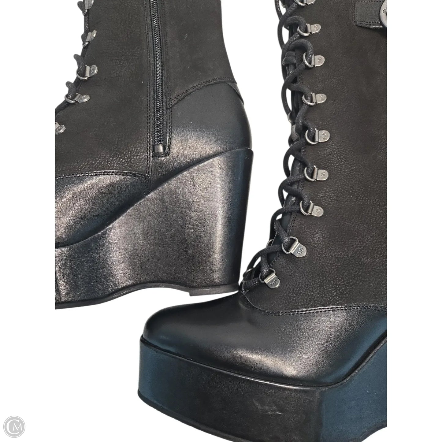 Boots Mid-calf Heels By Harley Davidson In Black, Size: 8.5