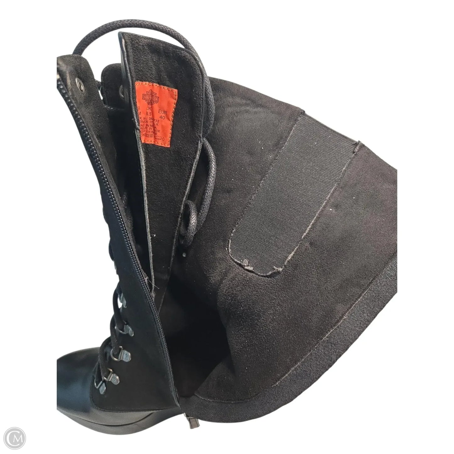 Boots Mid-calf Heels By Harley Davidson In Black, Size: 8.5