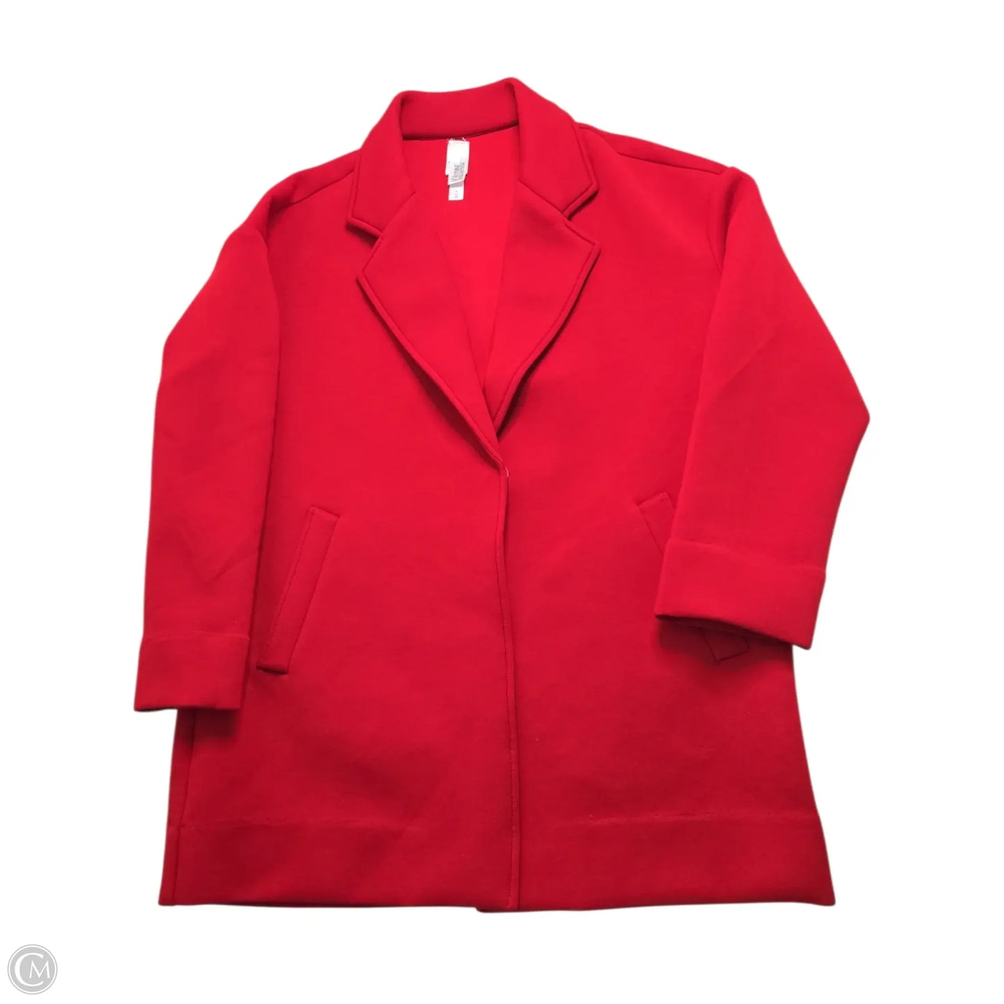 Blazer By Clothes Mentor In Red, Size: L
