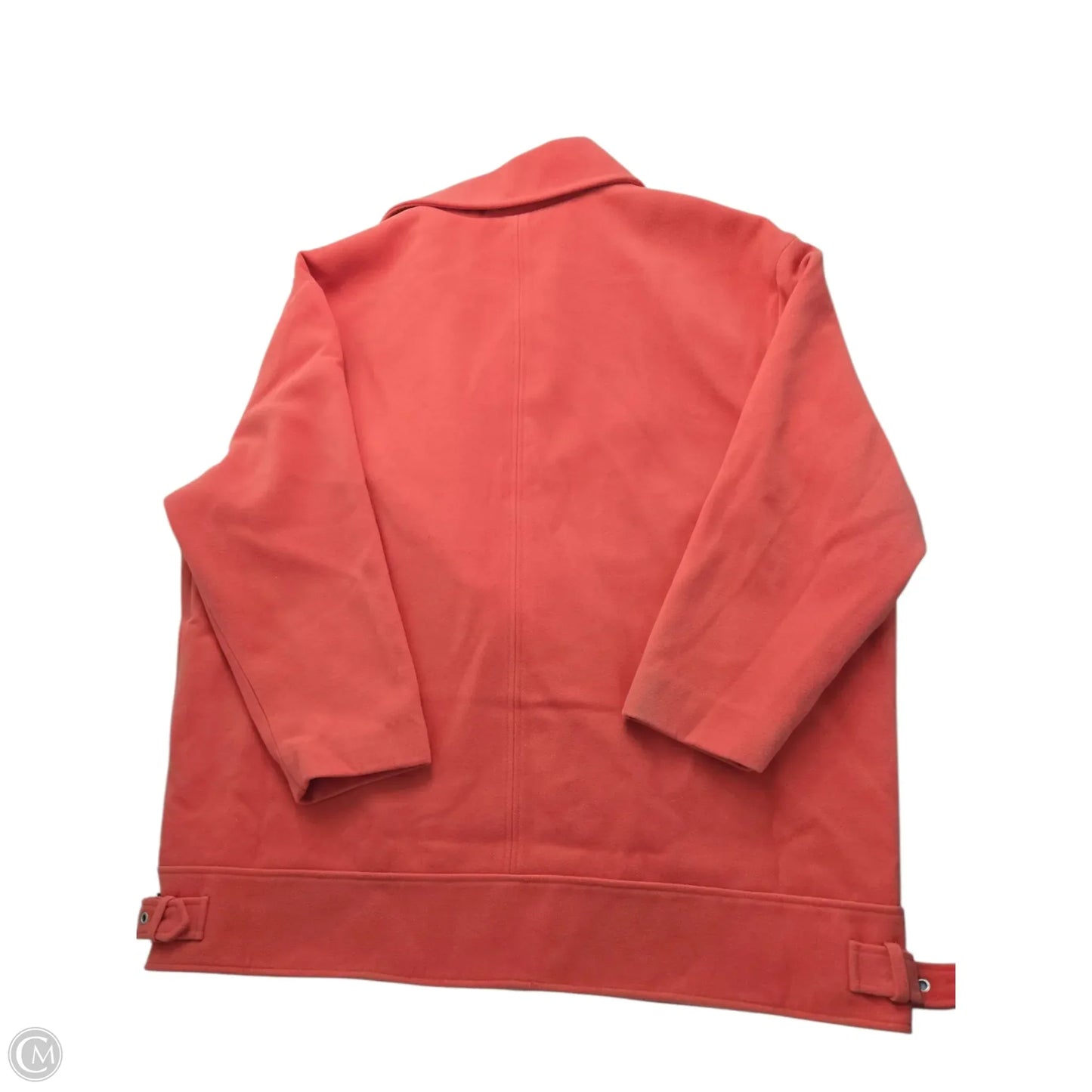 Jacket Moto By Clothes Mentor In Orange, Size: 1x