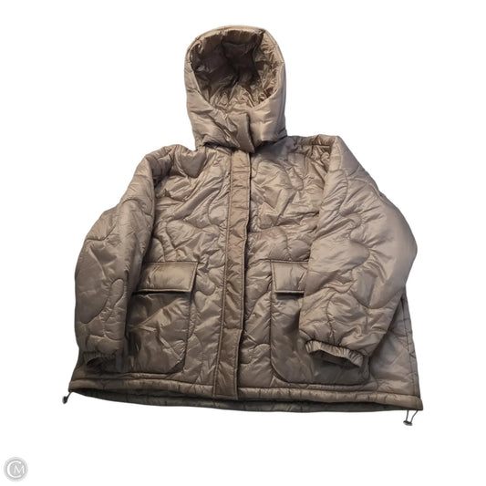 Coat Puffer & Quilted By Clothes Mentor In Tan, Size: 1x
