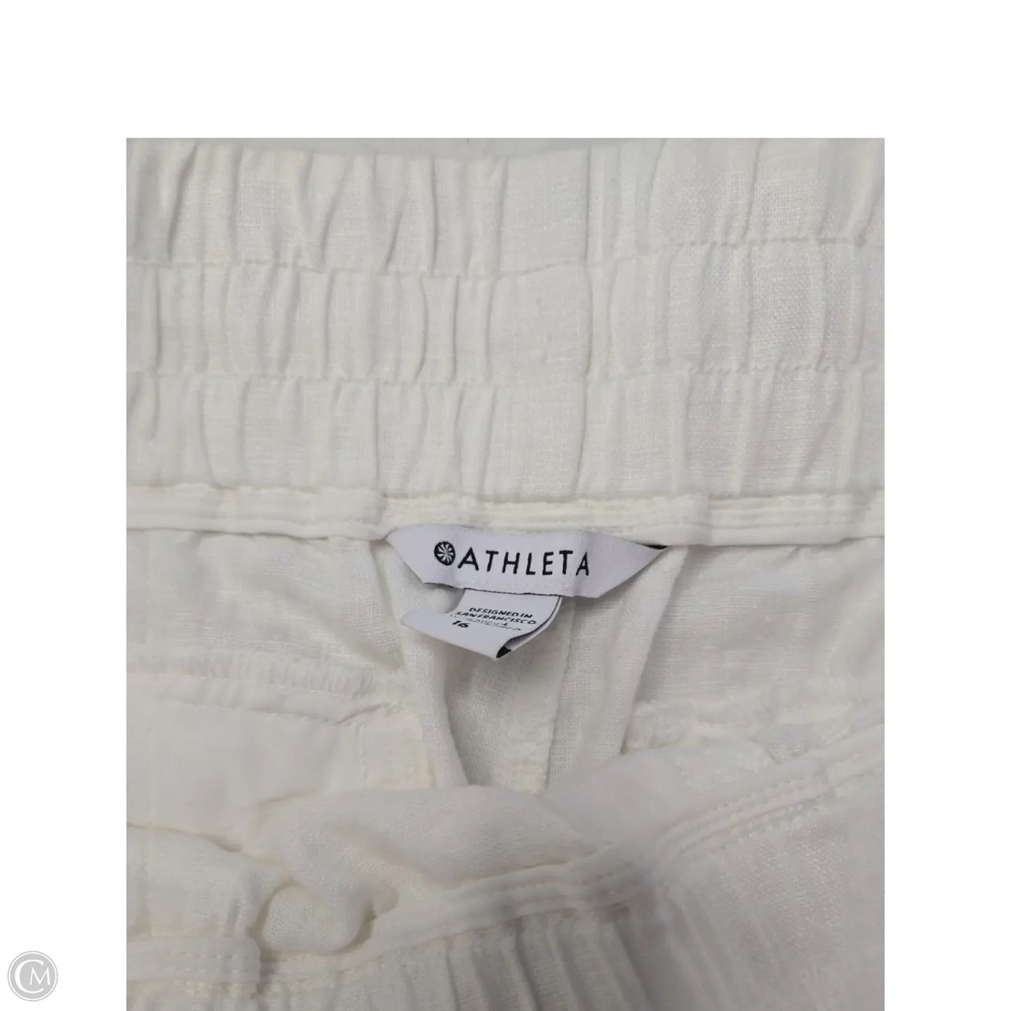 Pants Linen By Athleta In White, Size: 16
