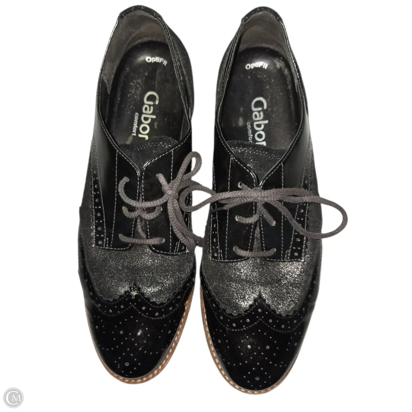 Shoes Flats By Clothes Mentor In Black, Size: 8