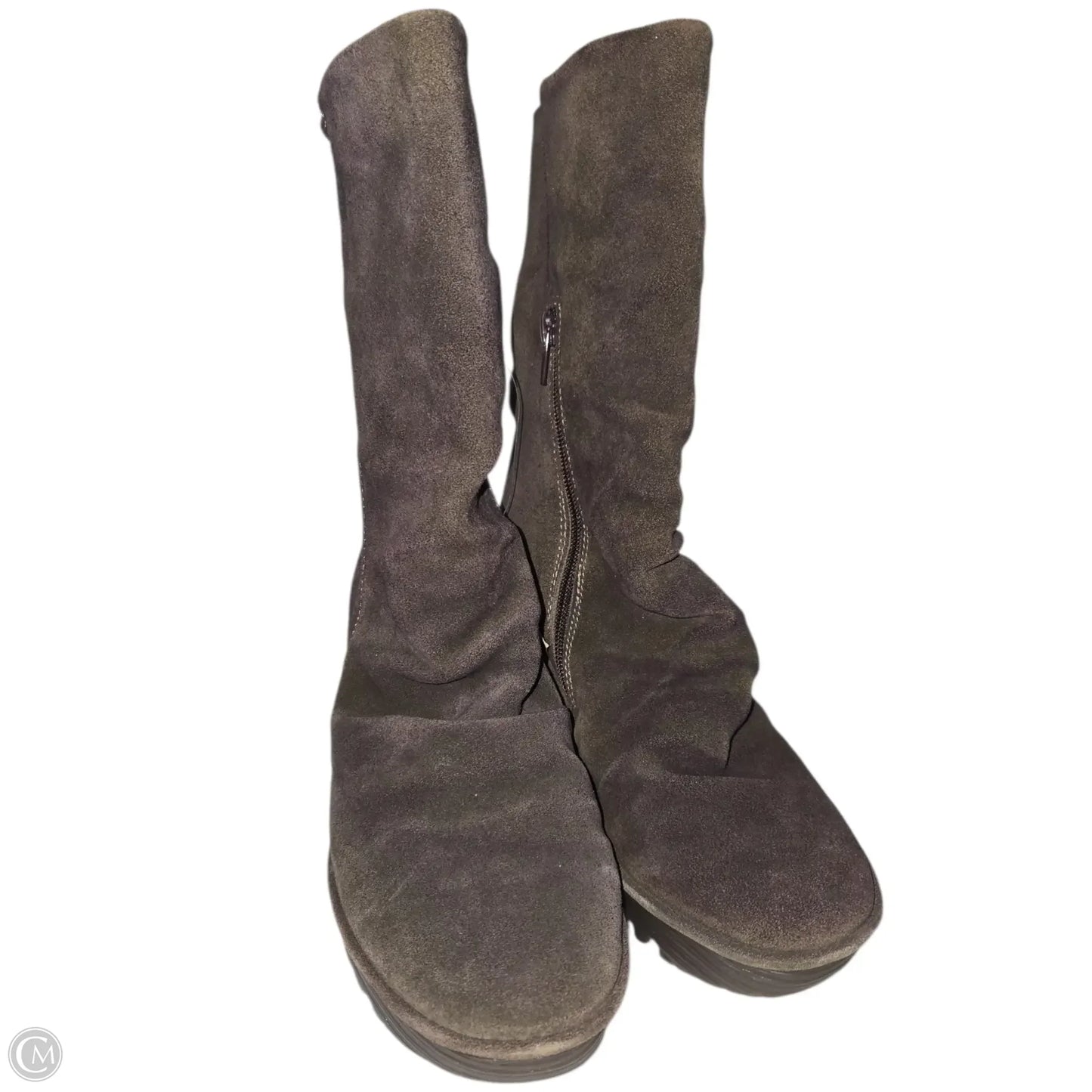 Boots Ankle Heels By Fly London In Green, Size: 9