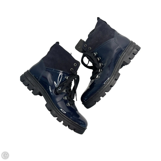 Boots Rain By Eric Michael London In Navy, Size: 9