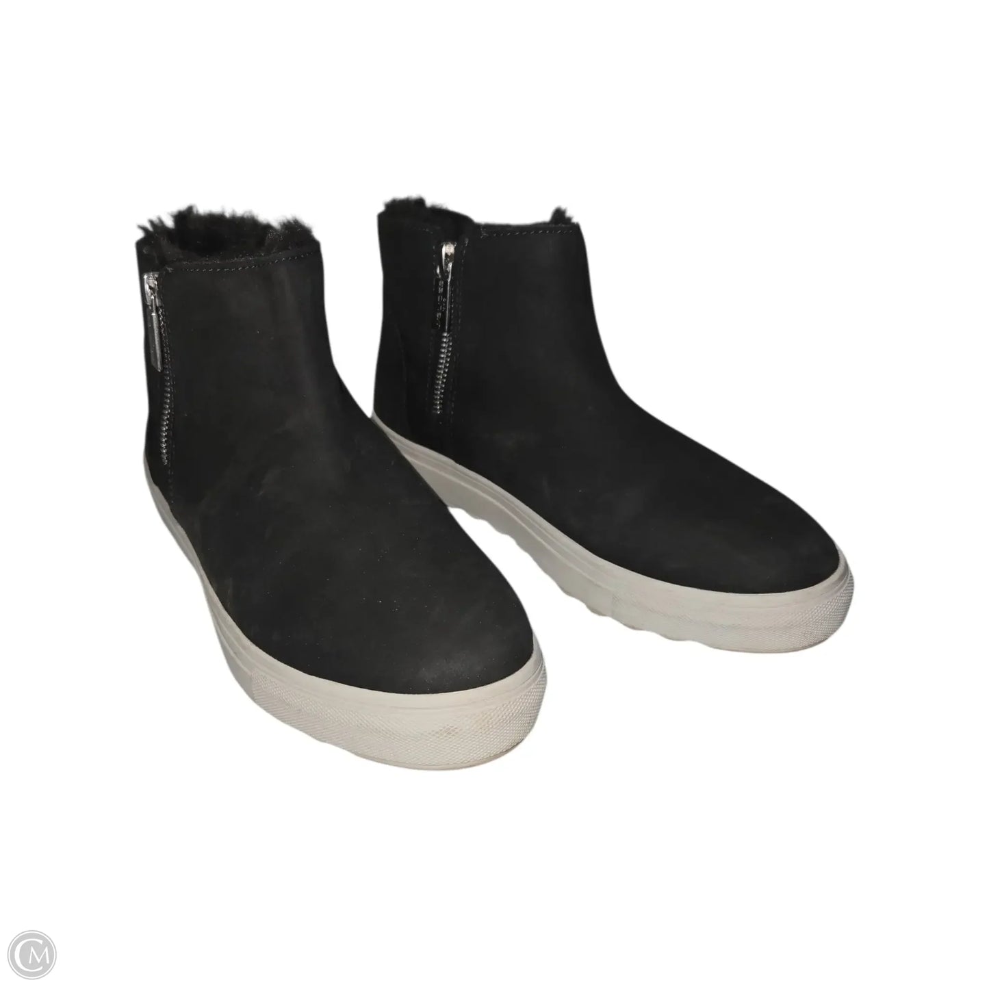 Boots Ankle Heels By J Slides In Grey, Size: 8.5