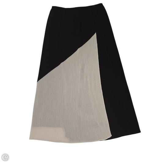 Skirt Designer By Halston In Black & Cream, Size: 6