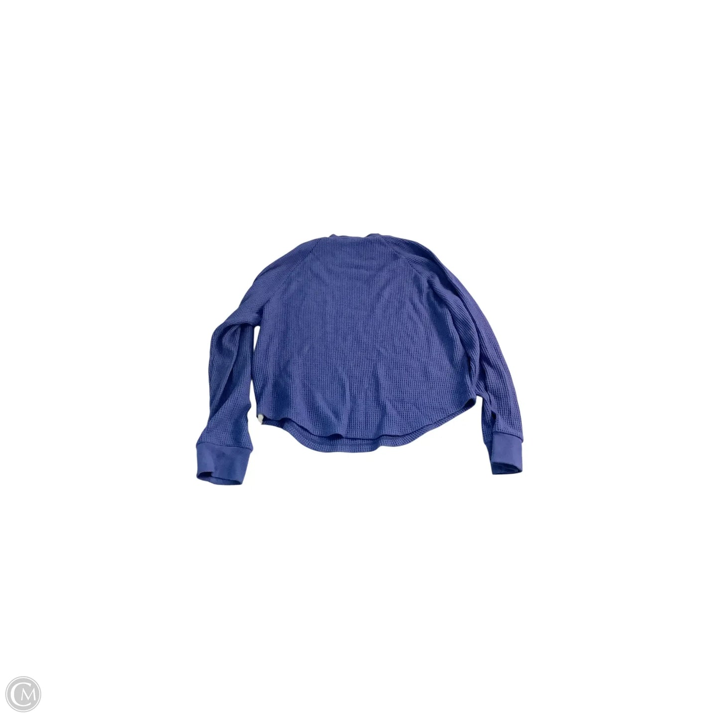 Top Long Sleeve Basic By Madewell In Blue, Size: L