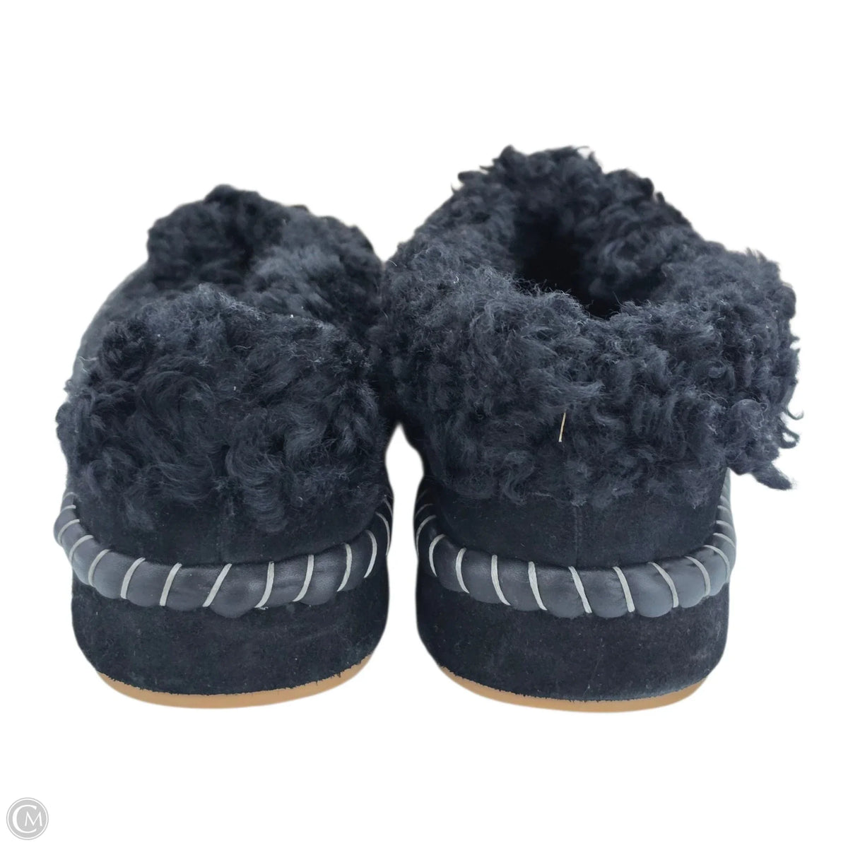 Slippers Designer By Tory Burch In Black, Size: 10