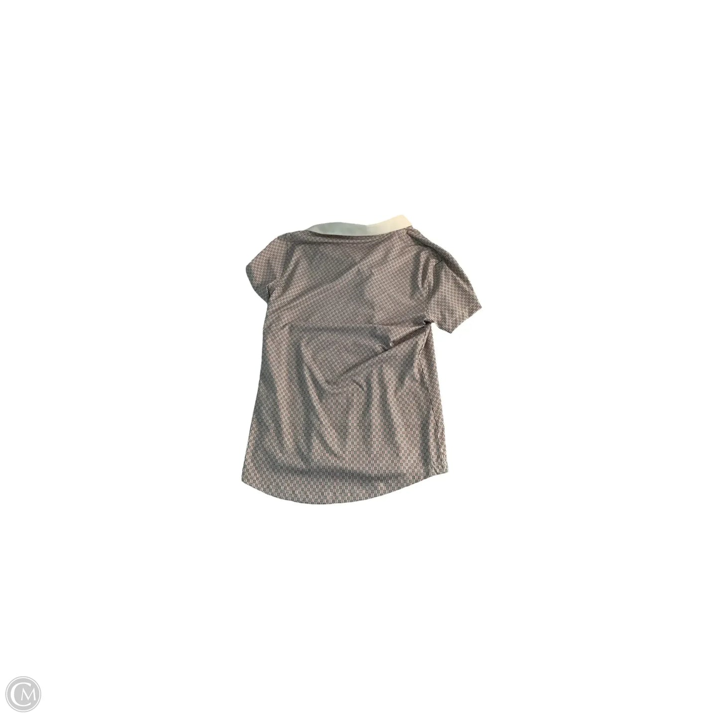Top Short Sleeve Basic By Clothes Mentor In Blue & Orange, Size: S