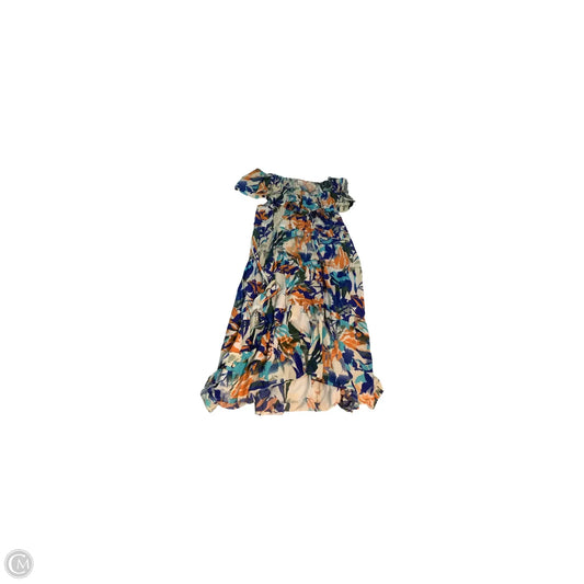 Dress Casual Midi By 89th And Madison In Floral Print, Size: 1x