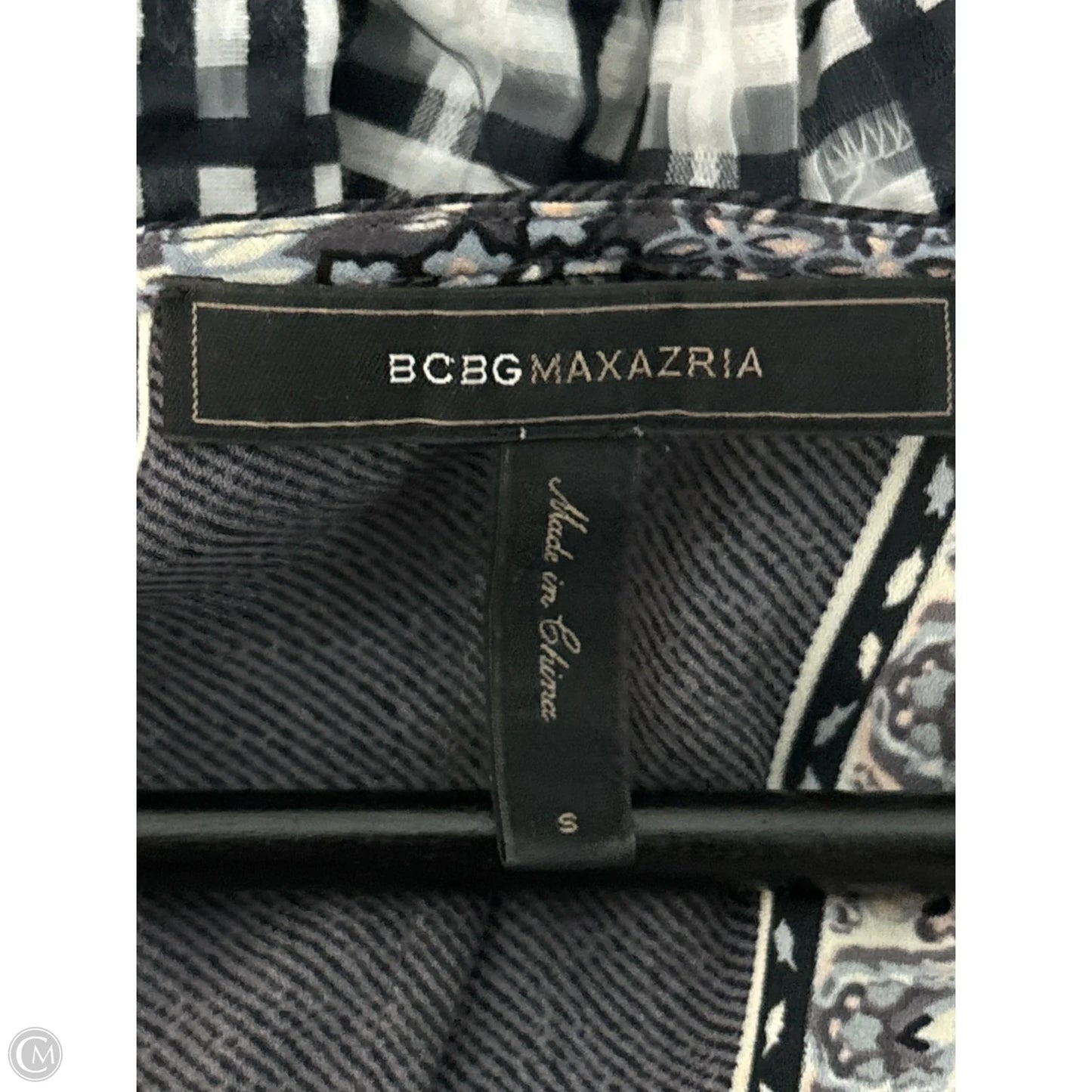 Top Long Sleeve Basic By Bcbgmaxazria In Grey, Size: S