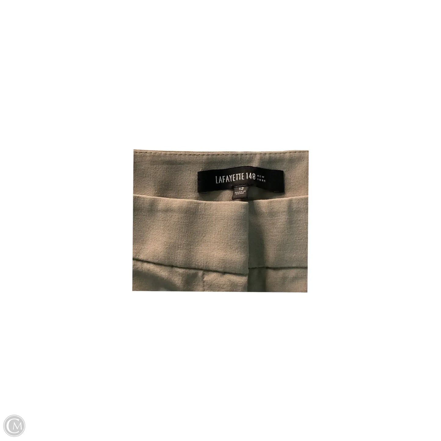 Pants Designer By Lafayette 148 In Tan, Size: 12