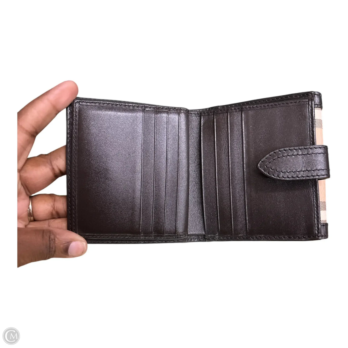 Wallet Luxury Designer By Burberry, Size: Medium