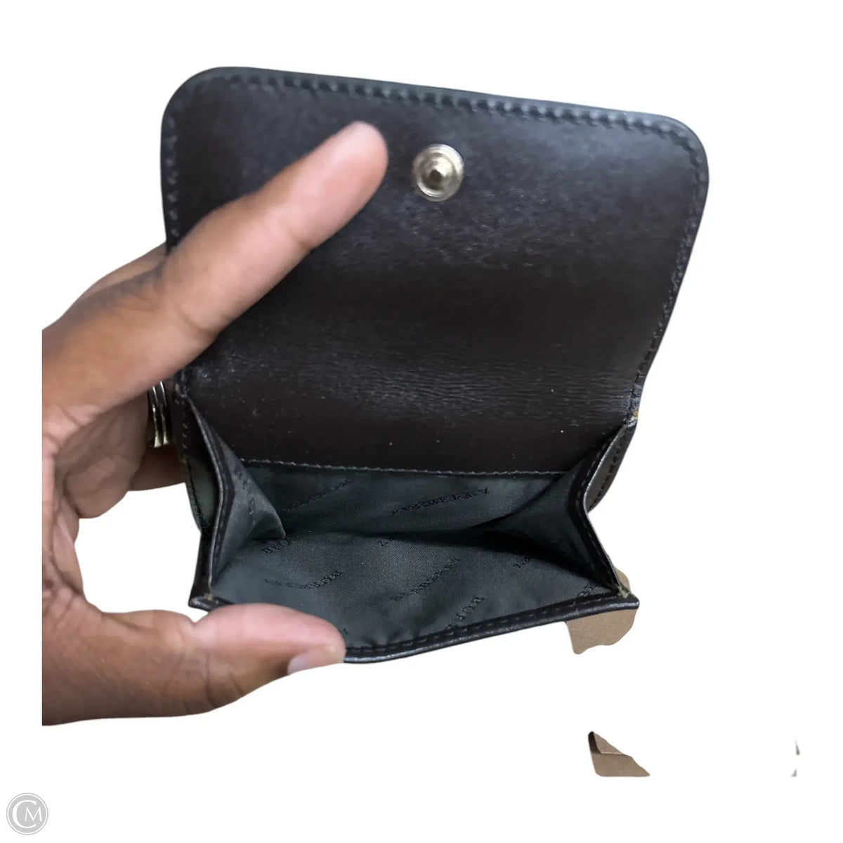 Wallet Luxury Designer By Burberry, Size: Medium