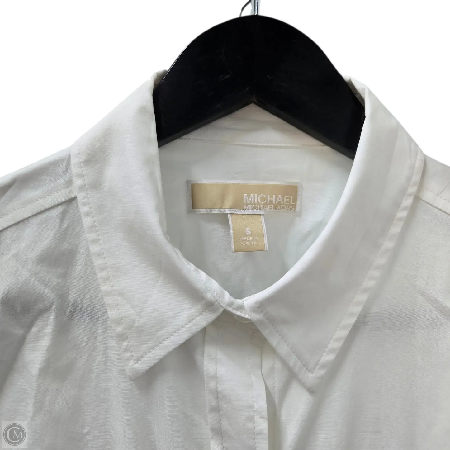 Top Long Sleeve Basic By Michael By Michael Kors In Cream, Size: S