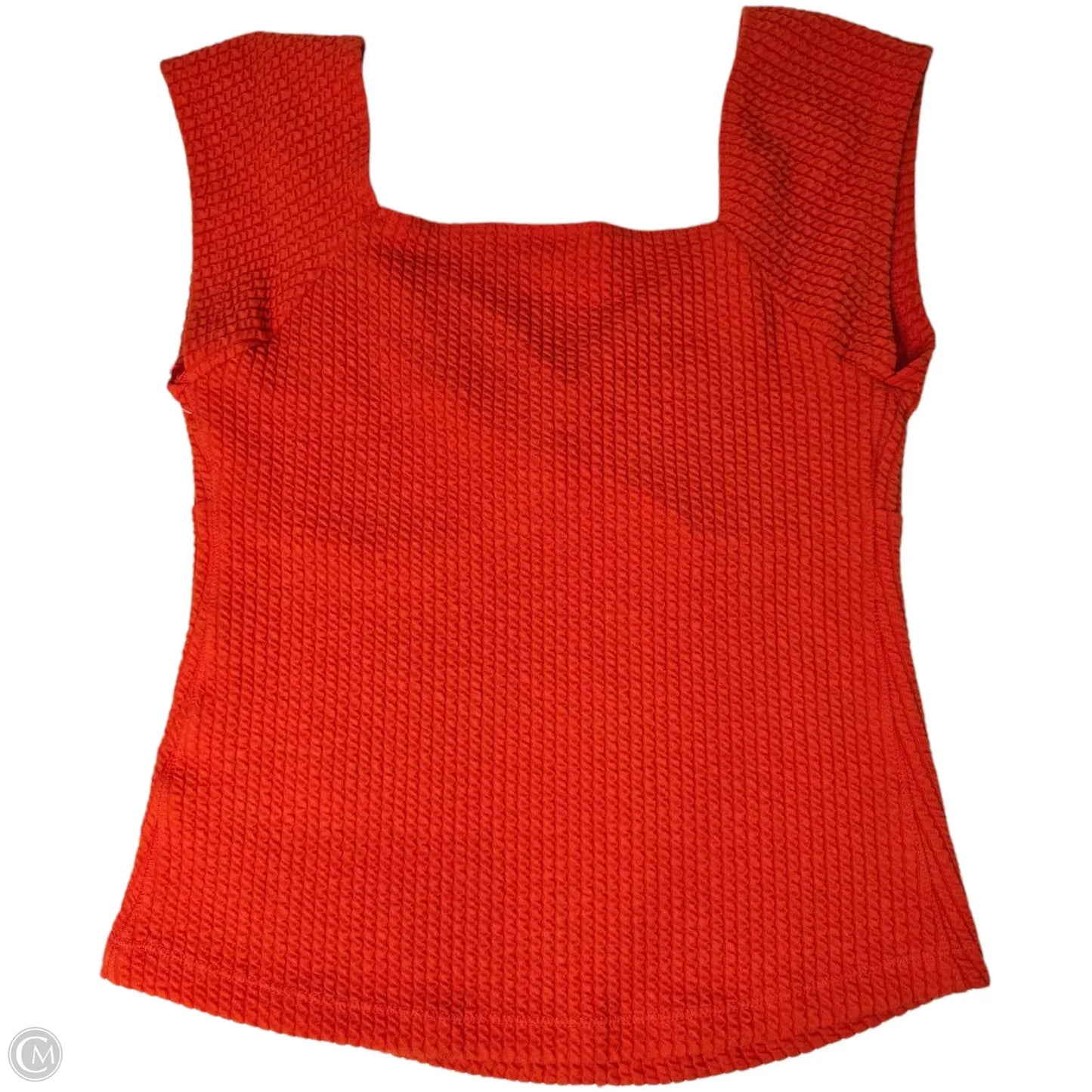 Top Sleeveless Basic By Maeve In Orange, Size: S