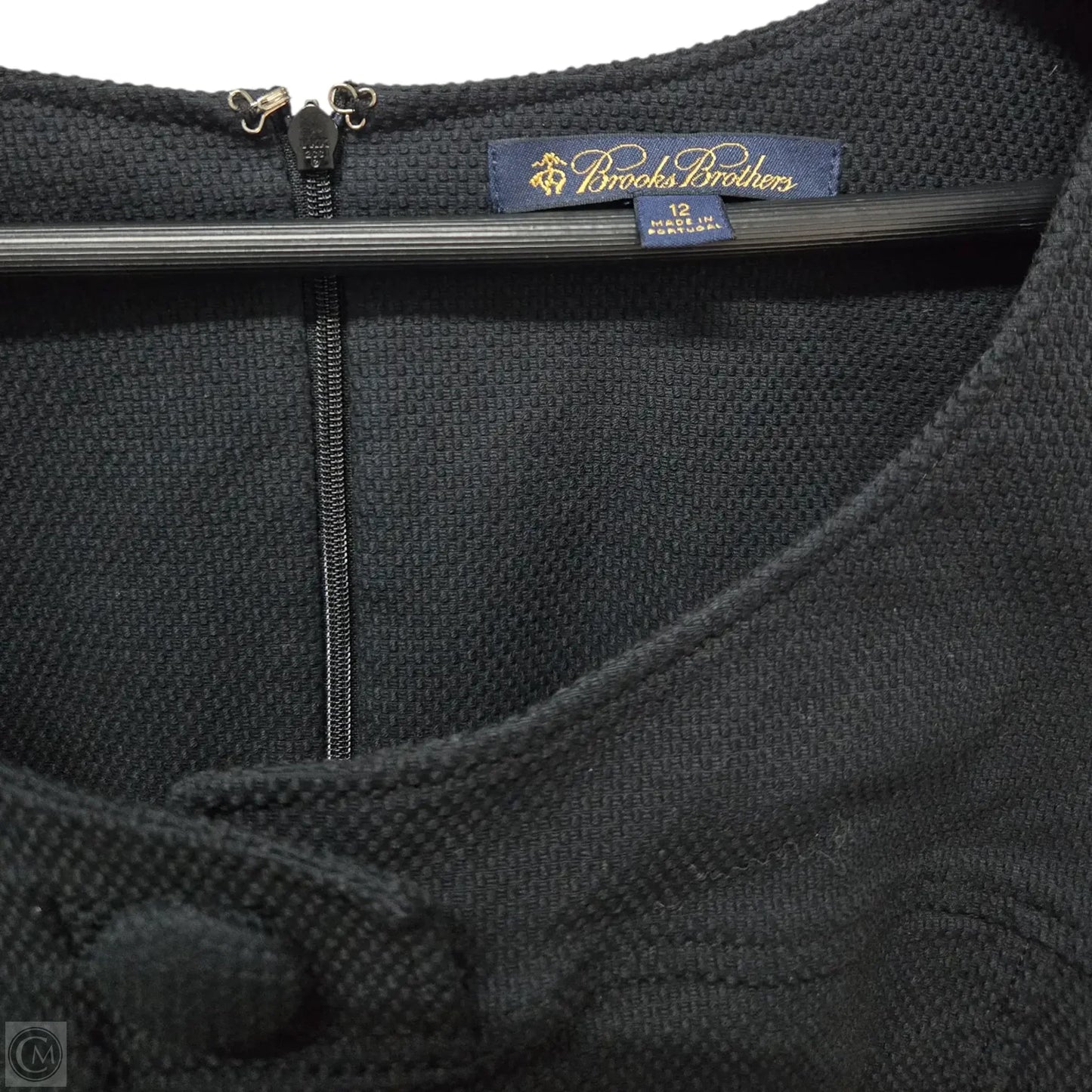 Dress Casual Midi By Brooks Brothers In Black, Size: 12