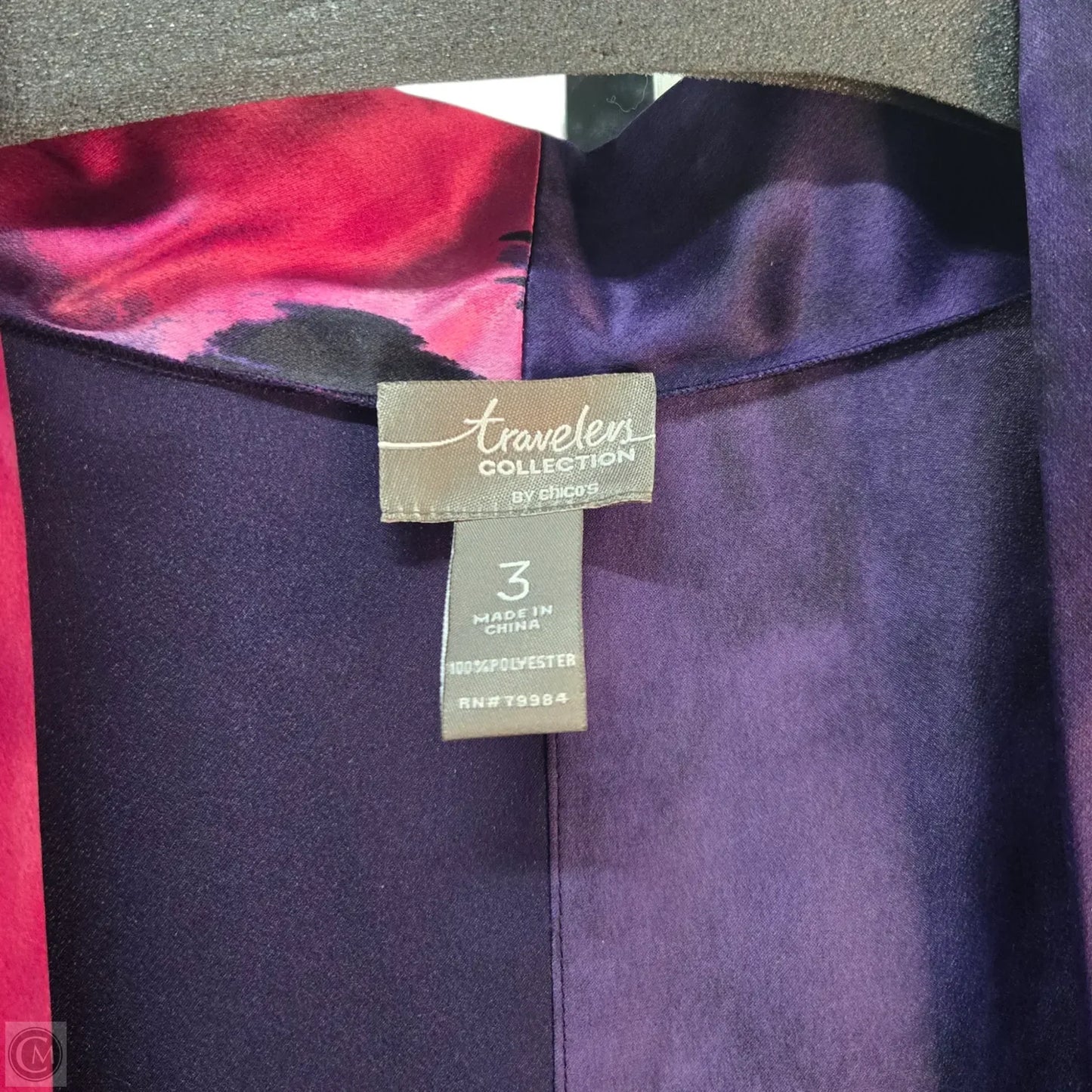 Blazer By Chicos In Purple, Size: Xl