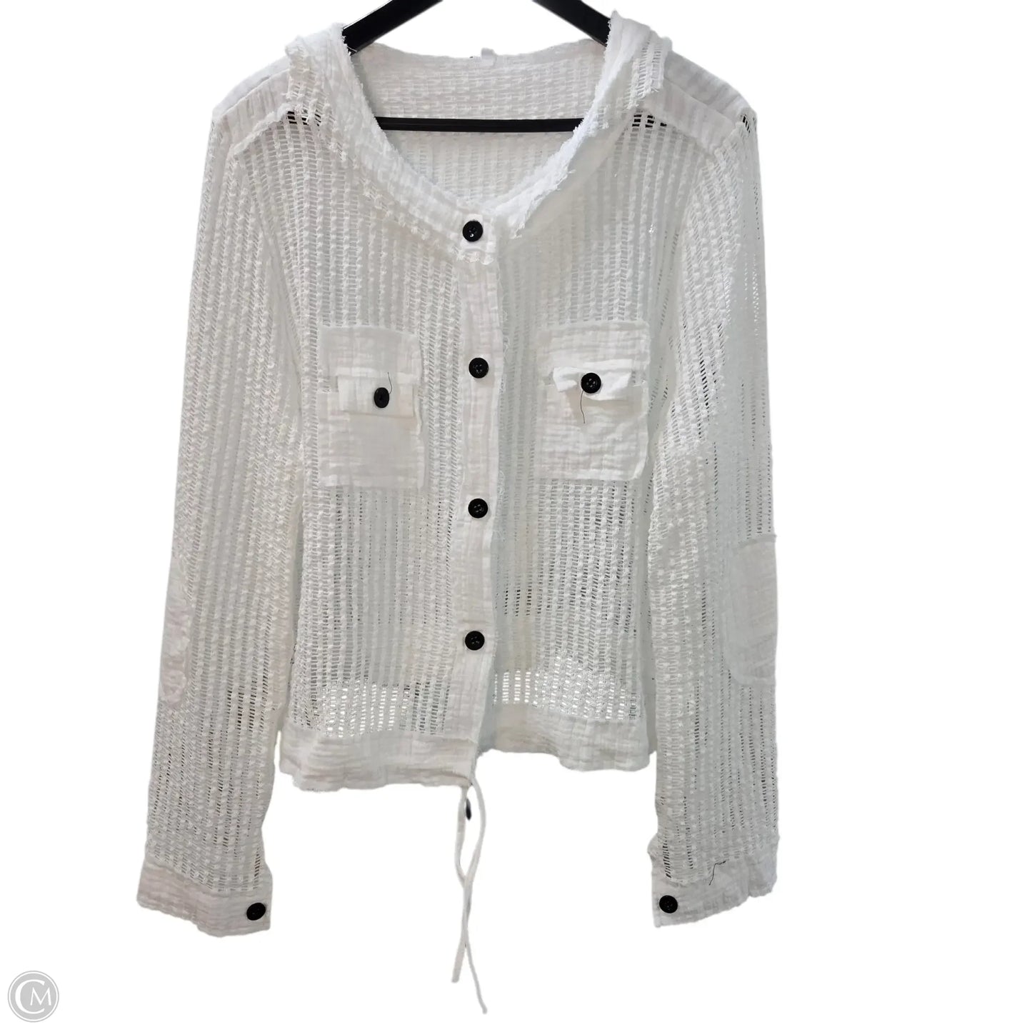 Jacket Other By Clothes Mentor In White, Size: 3x