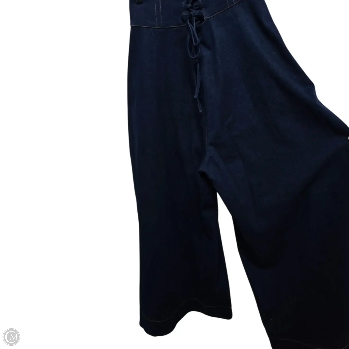 Pants Wide Leg By OMONIGHO x OFUURE In Blue Denim, Size: M
