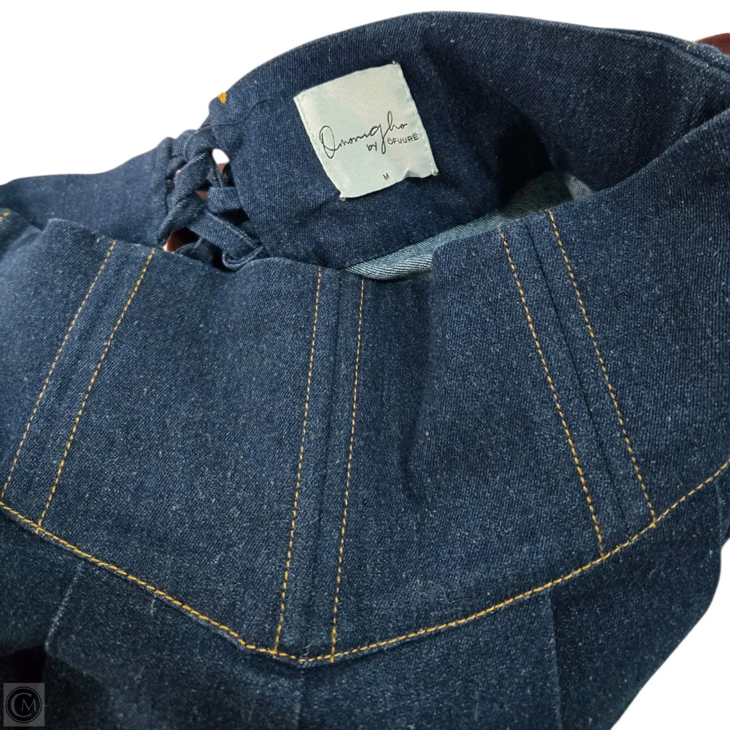 Pants Wide Leg By OMONIGHO x OFUURE In Blue Denim, Size: M