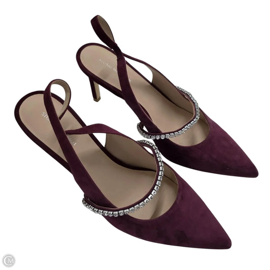 Shoes Designer By Stuart Weitzman In Maroon, Size: 10.5