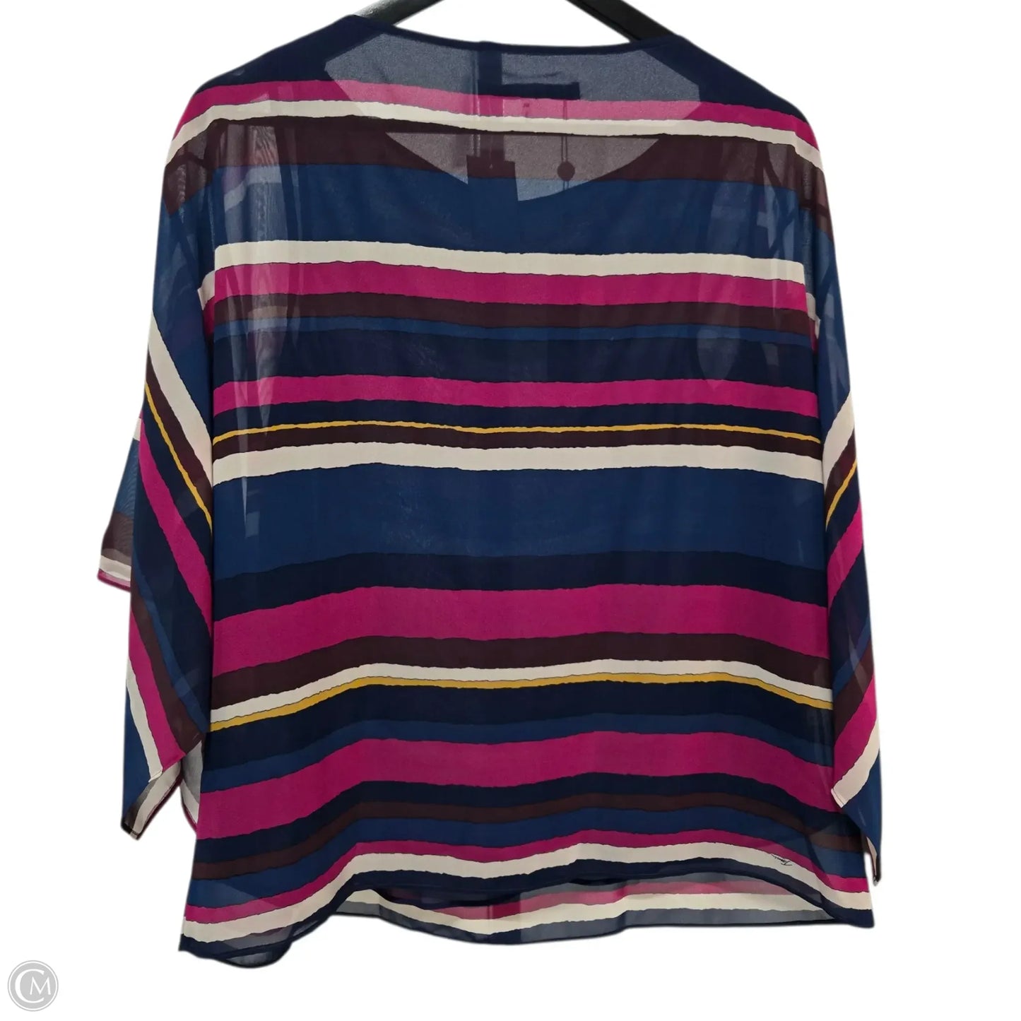 Top Short Sleeve Basic By Trina Turk In Striped Pattern, Size: M