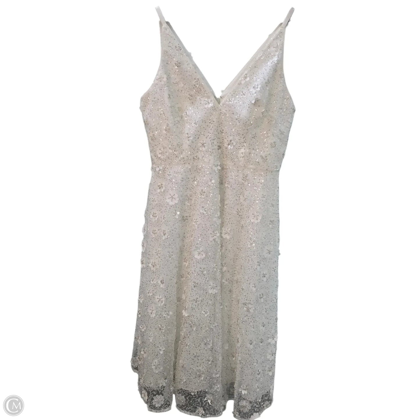 Dress Party Midi By Dress The Population In White, Size: Xxl