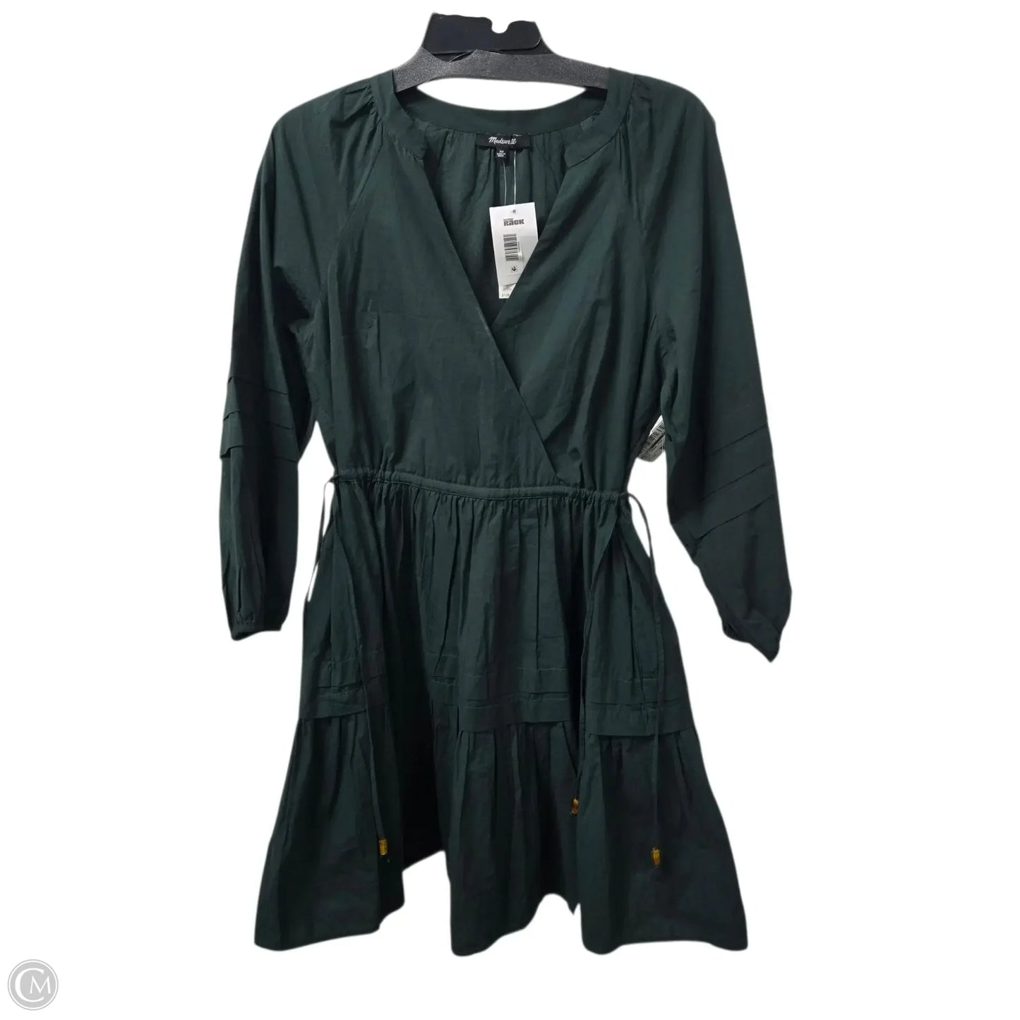 Dress Casual Midi By Madewell In Green, Size: Xs