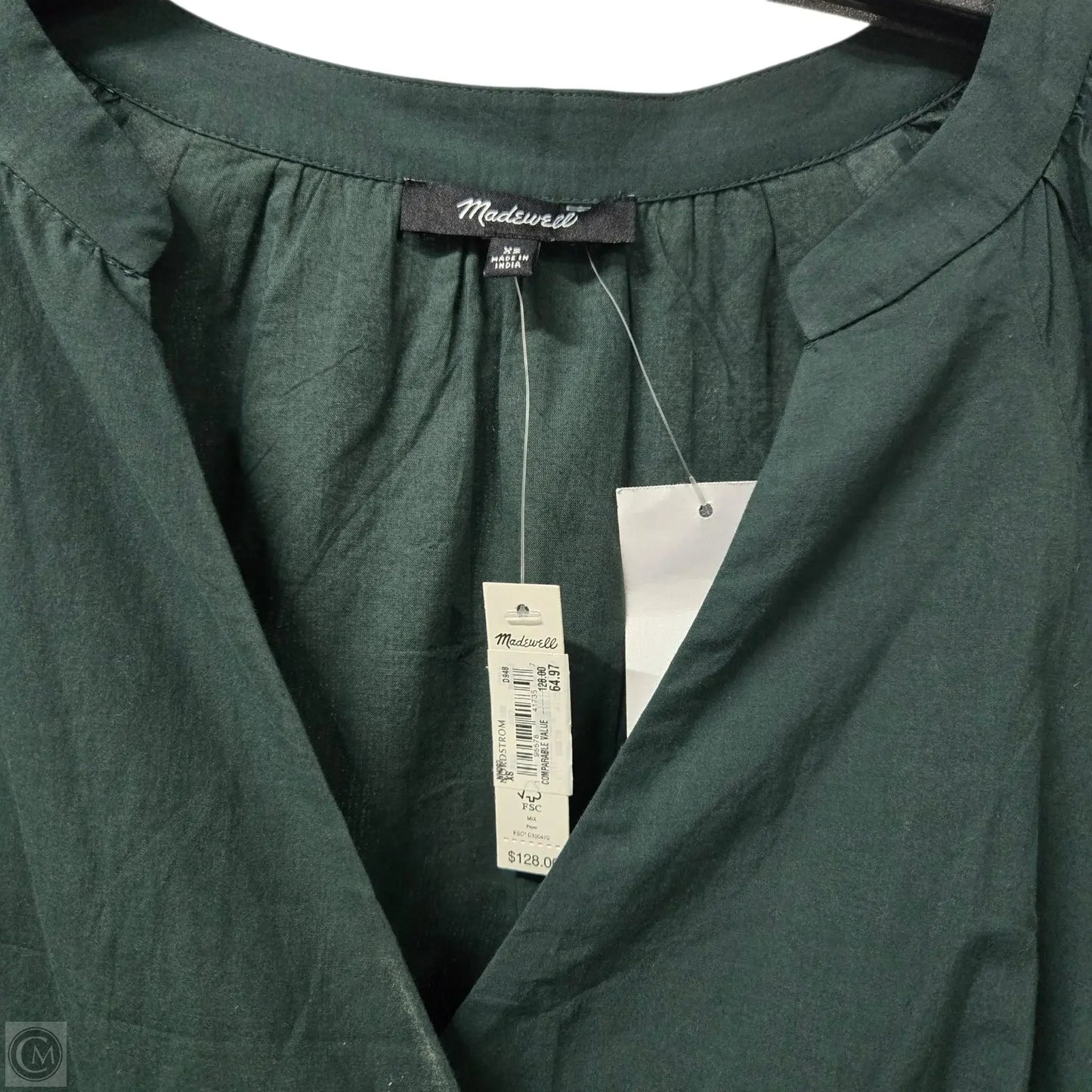 Dress Casual Midi By Madewell In Green, Size: Xs