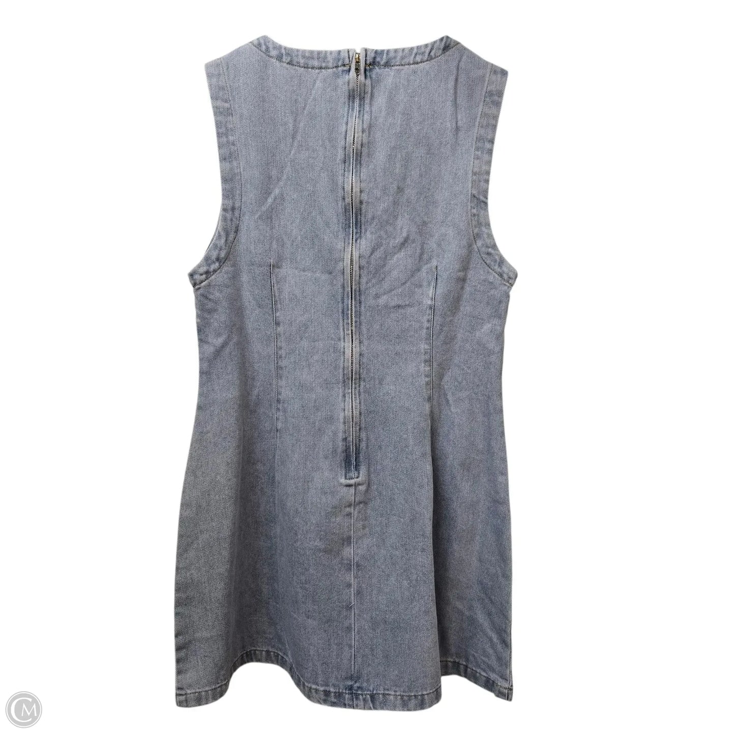 Dress Casual Short By Mable In Blue Denim, Size: L