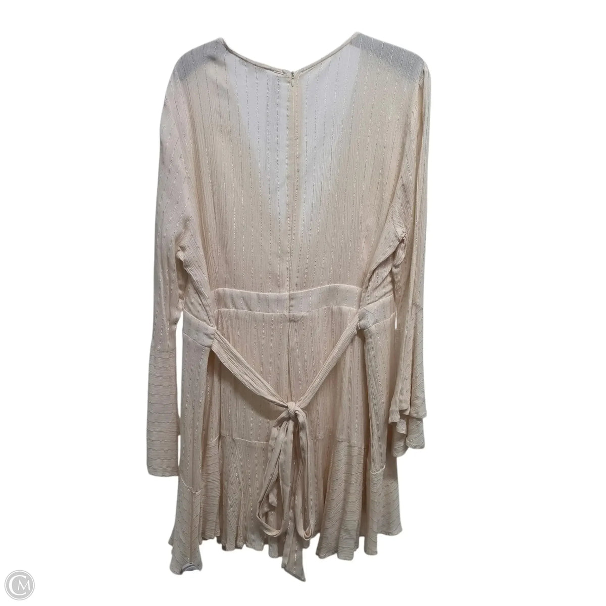 Romper By Fashion Nova In Cream, Size: 2x