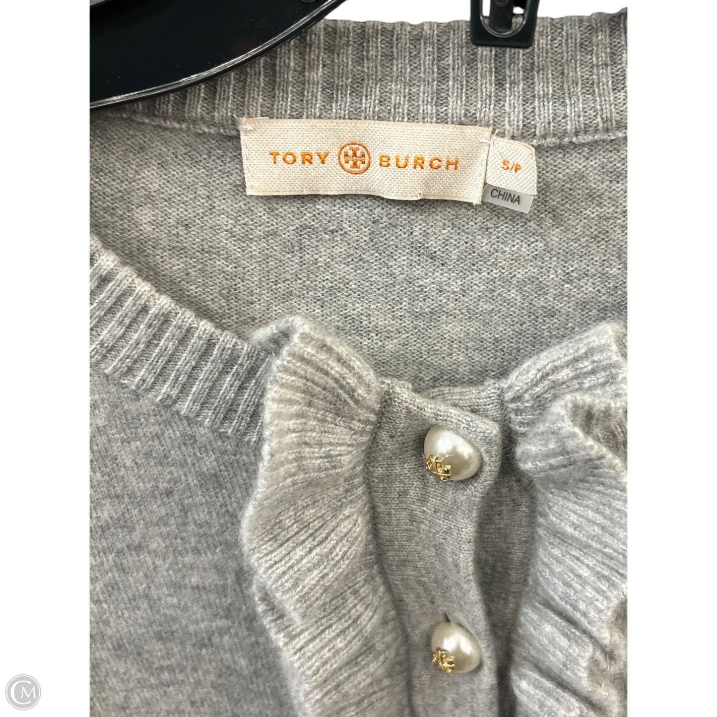 Sweater Designer By Tory Burch In Grey, Size: S