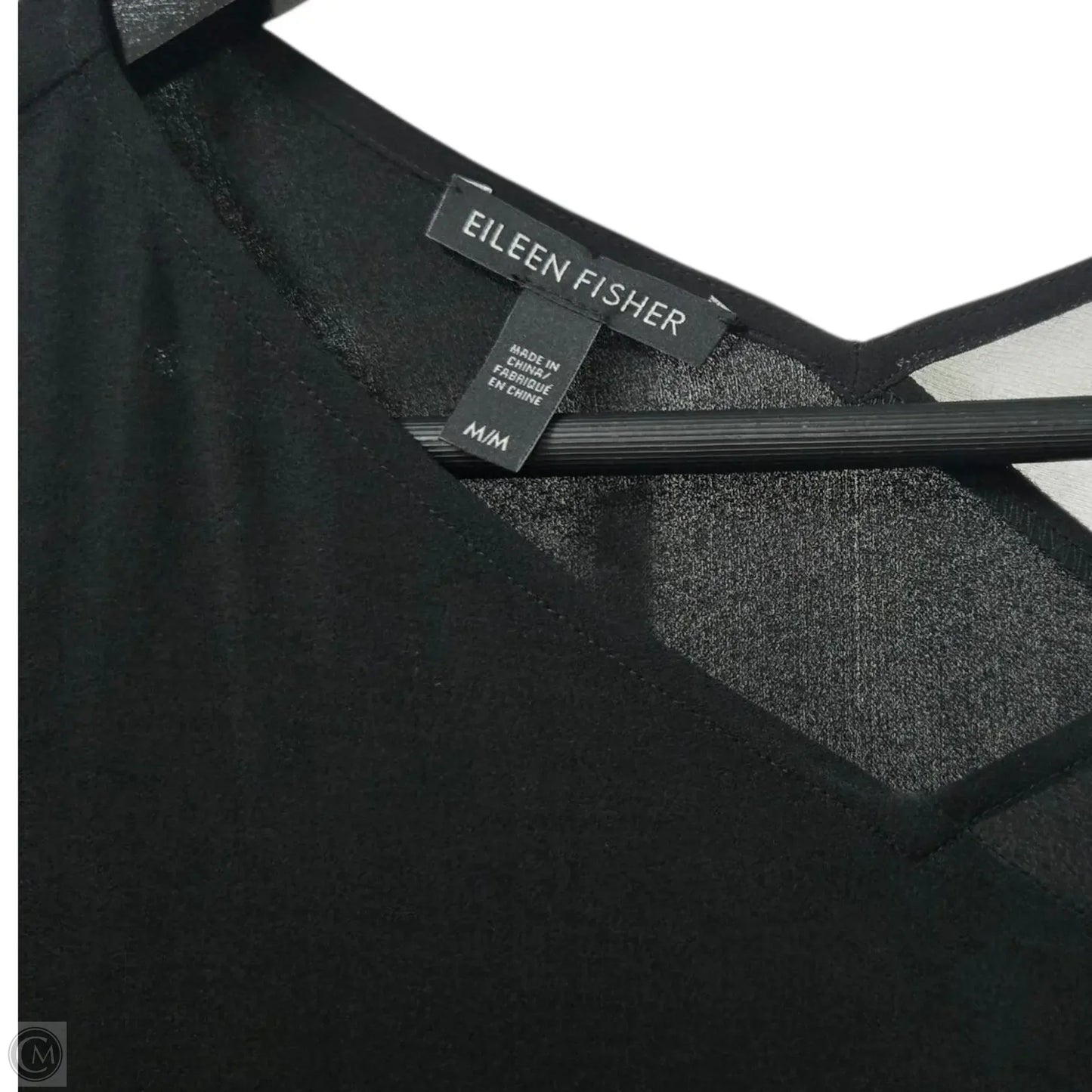 Dress Casual Midi By Eileen Fisher In Black, Size: M
