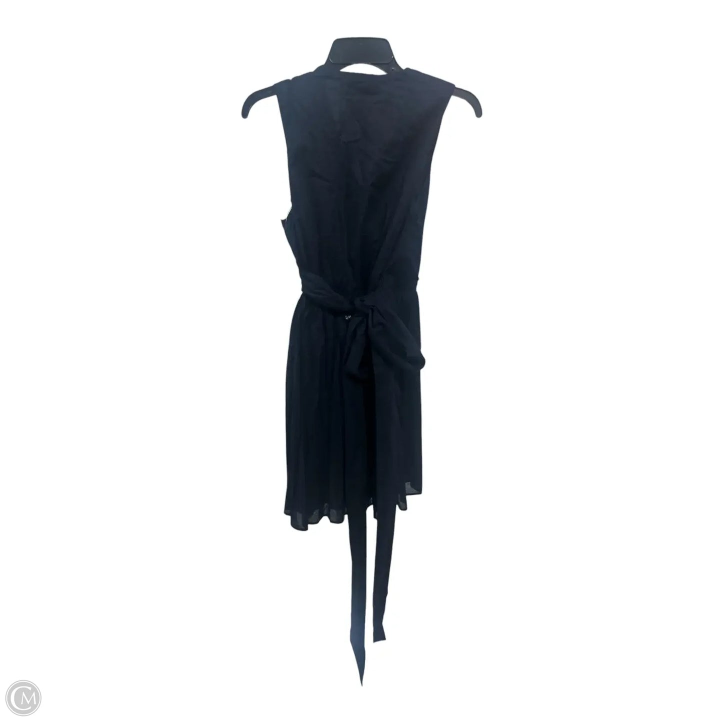 Dress Casual Midi By Banana Republic In Navy, Size: M