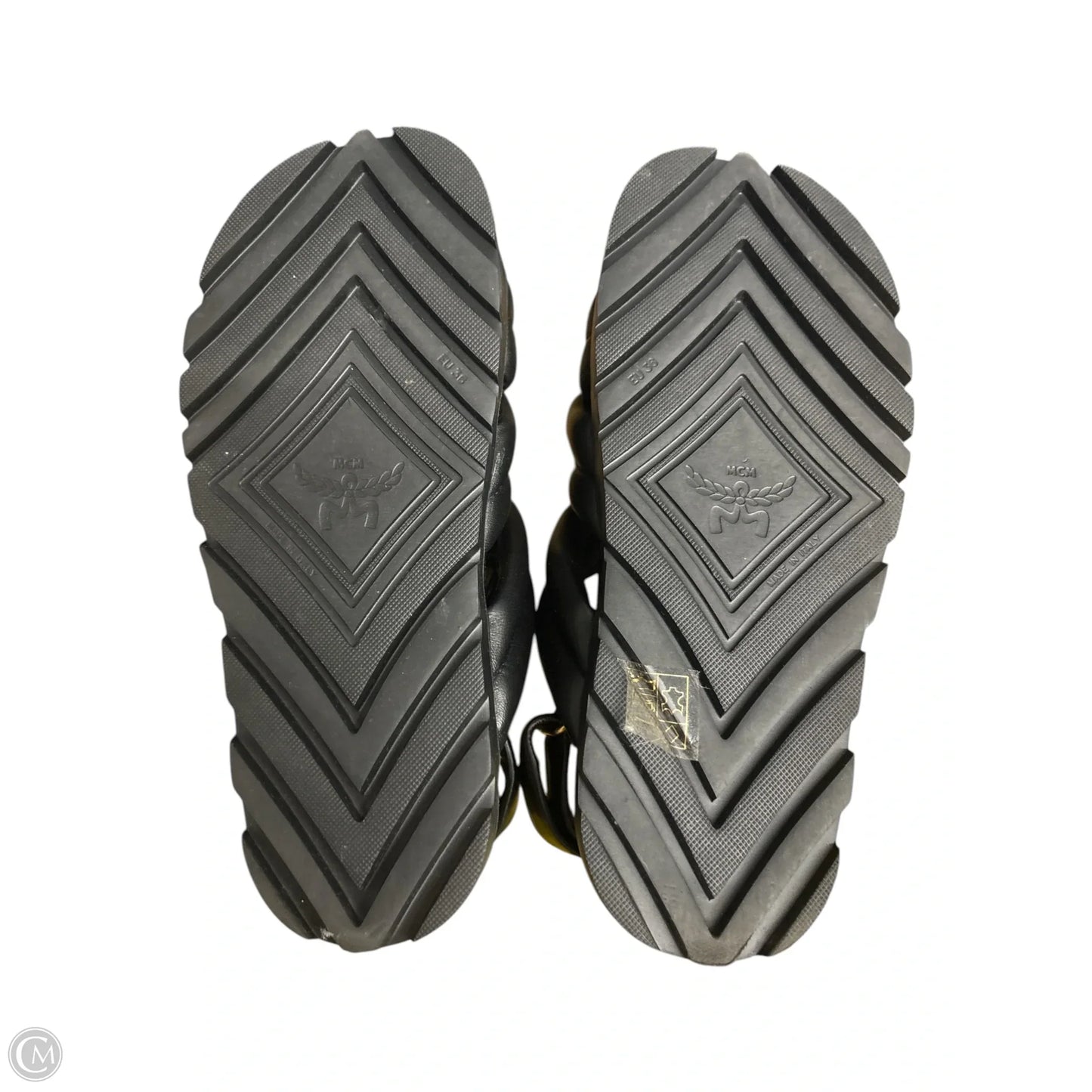 Sandals Luxury Designer By Mcm In Black