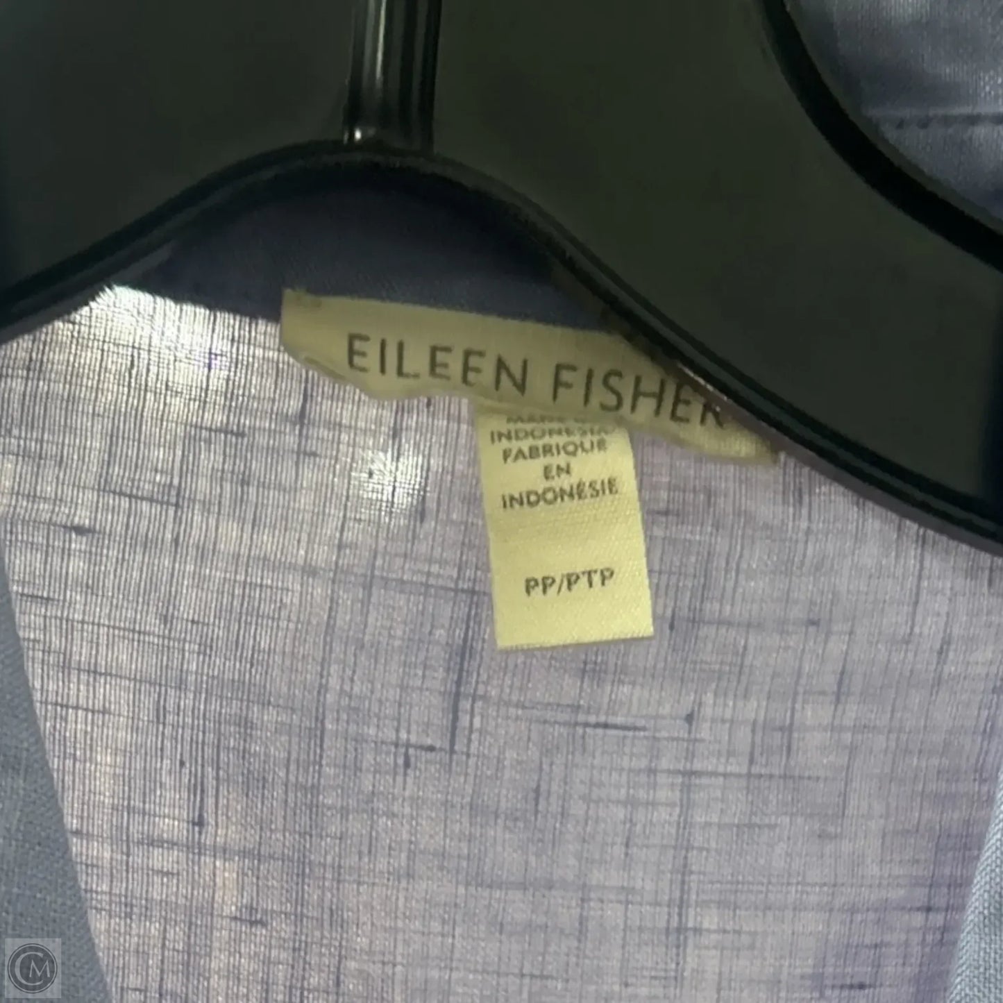 Top Long Sleeve Basic By Eileen Fisher In Blue, Size: Sp