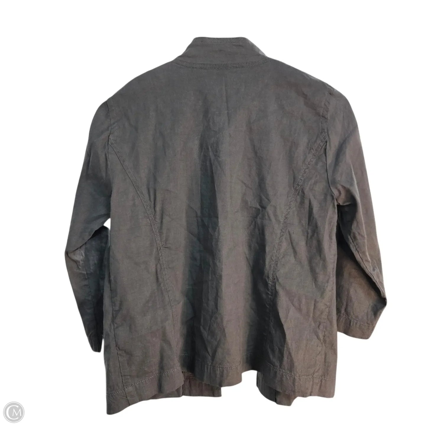 Jacket Other By Eileen Fisher In Grey, Size: Xs