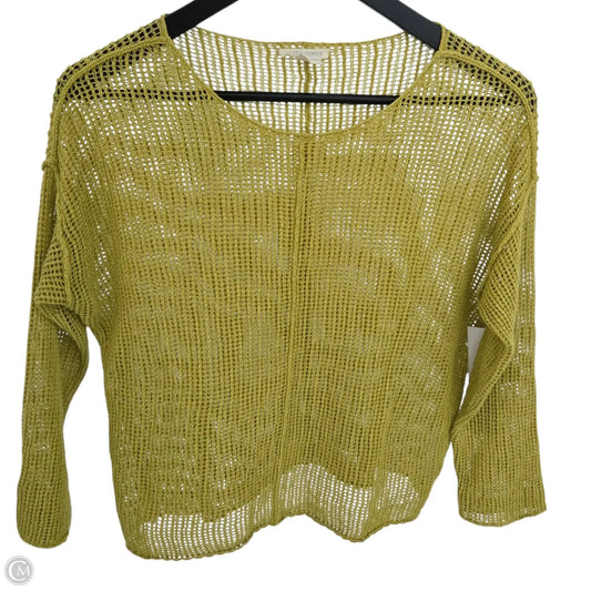 Top Long Sleeve By Eileen Fisher In Yellow, Size: Sp
