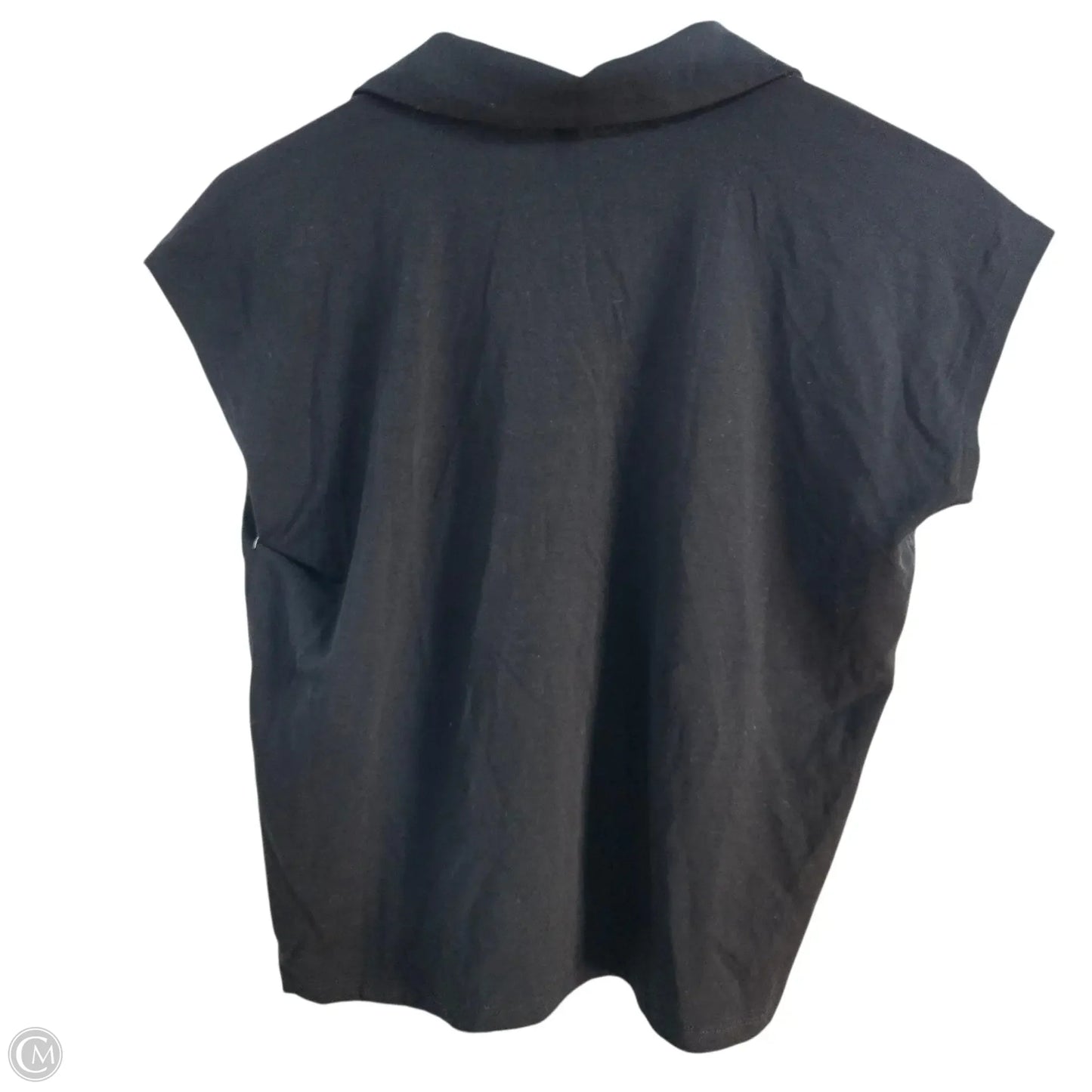 Top Short Sleeve By Eileen Fisher In Black, Size: Sp