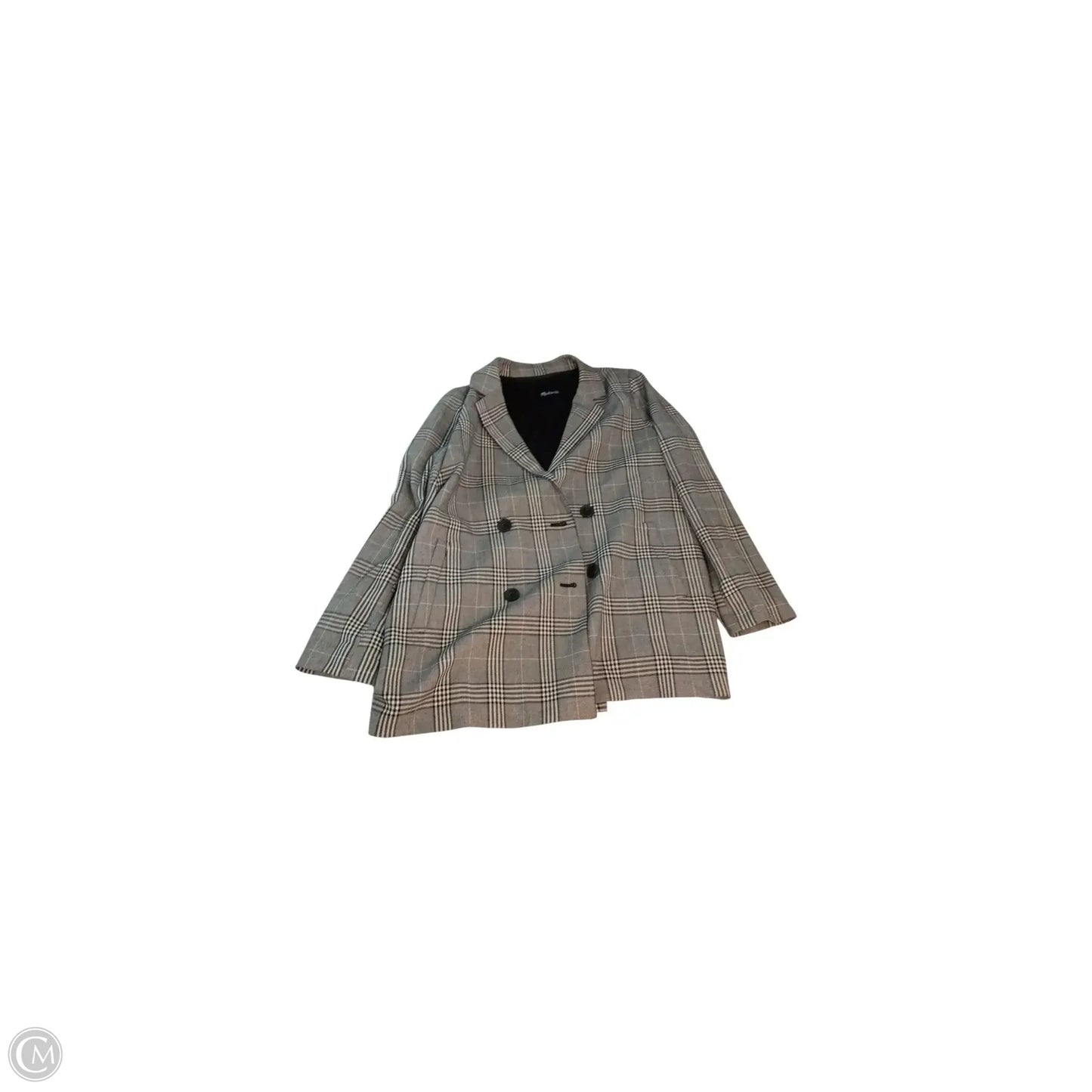Blazer By Madewell In Plaid Pattern, Size: M