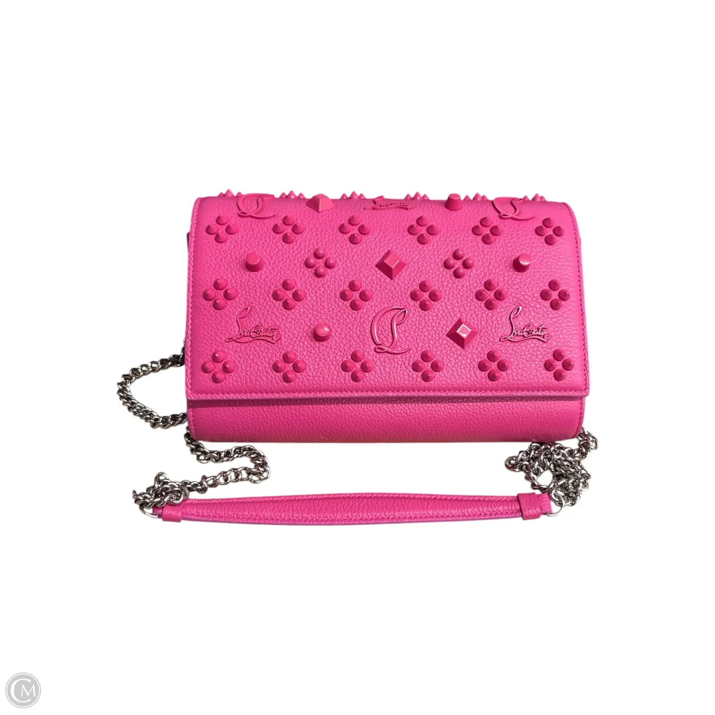 Handbag Luxury Designer By Christian Louboutin, Size: Medium