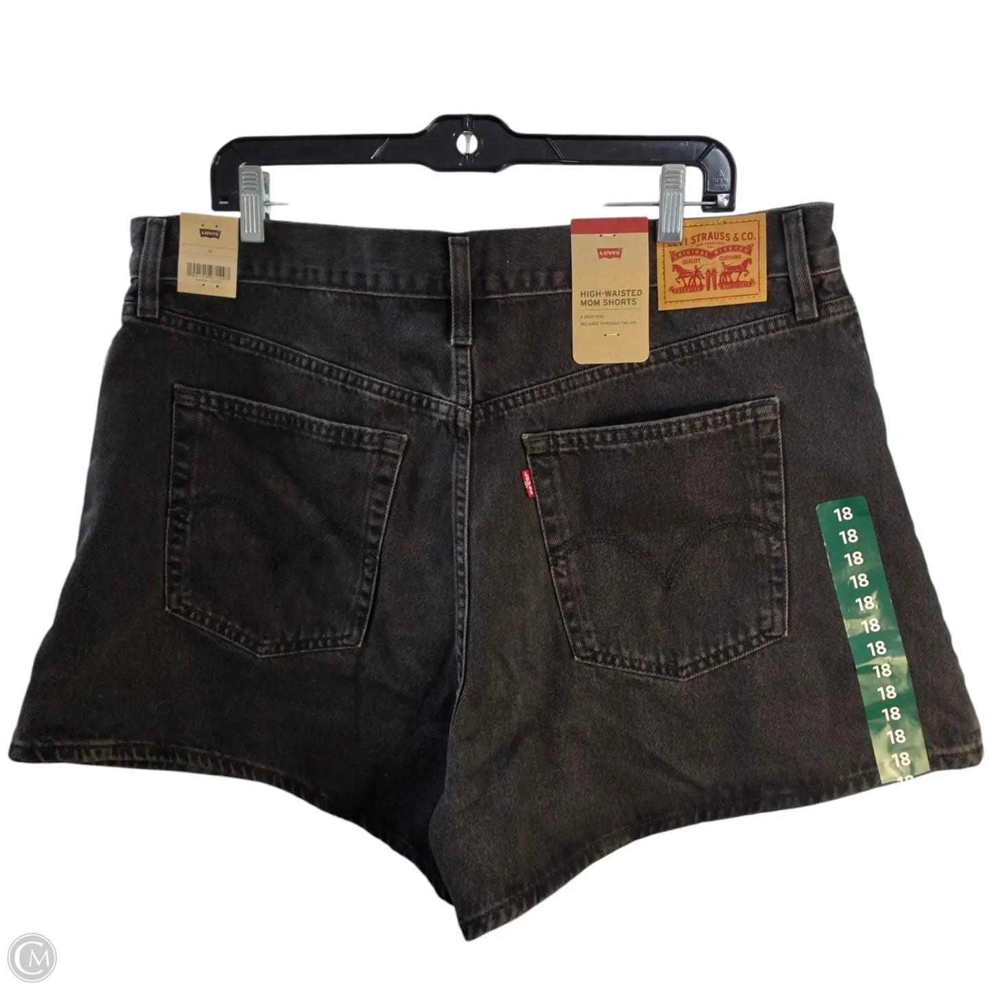 Shorts By Levis In Black, Size: 18