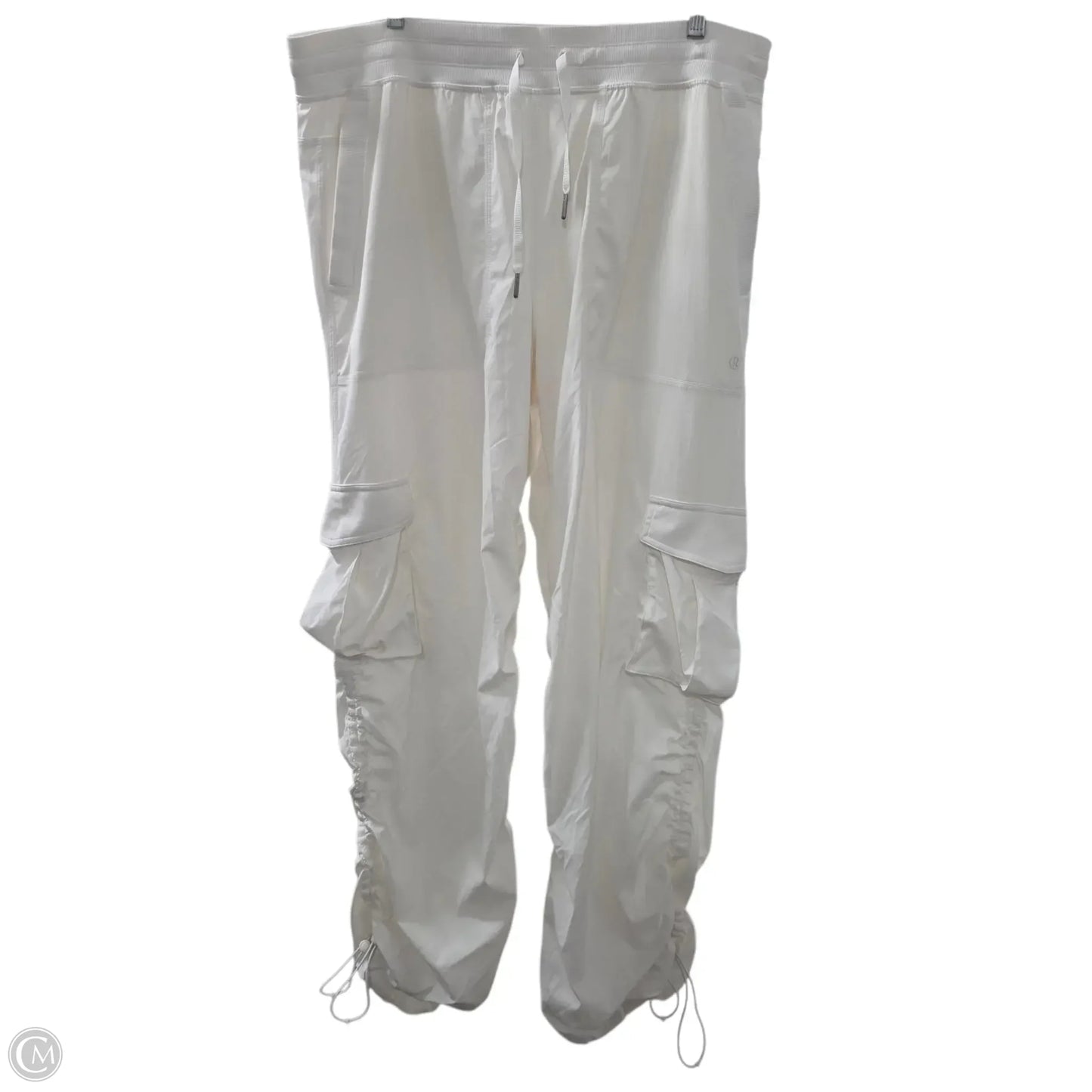 Athletic Pants By Lululemon In White, Size: Xl