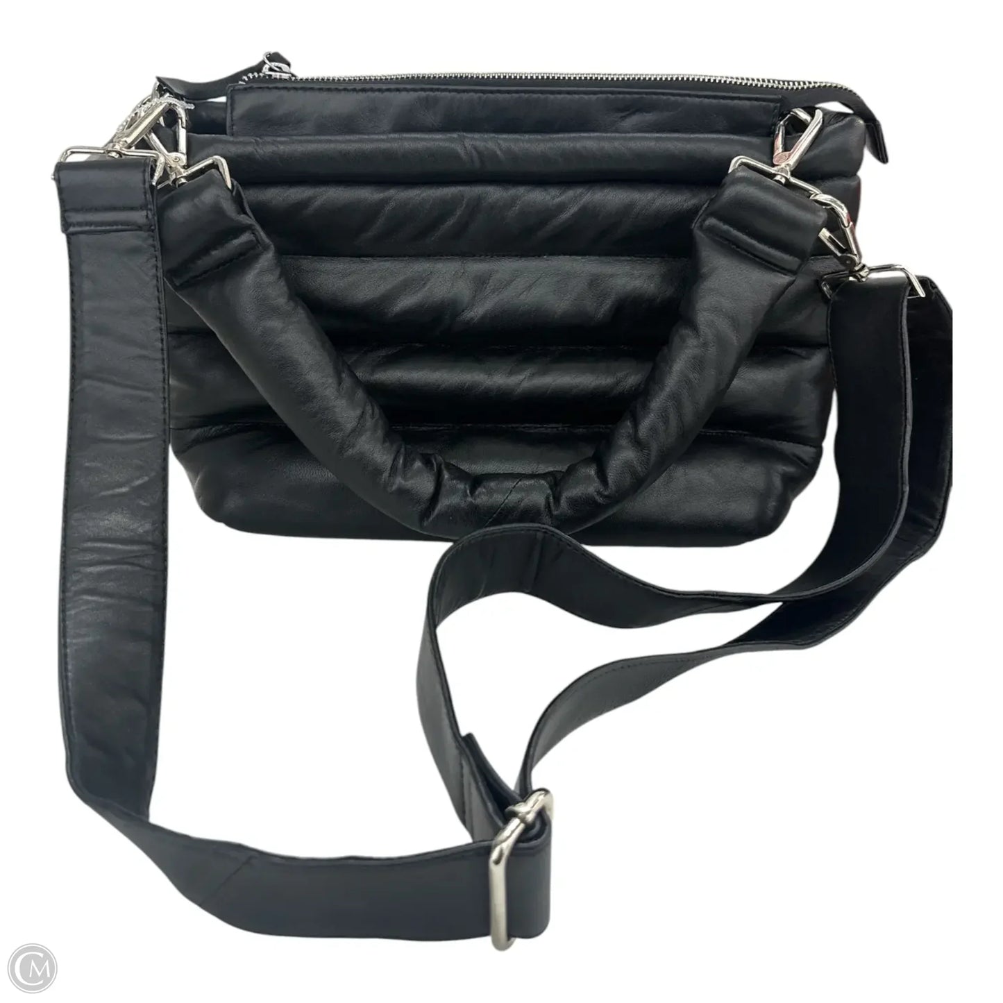 Handbag Leather By Clothes Mentor, Size: Medium