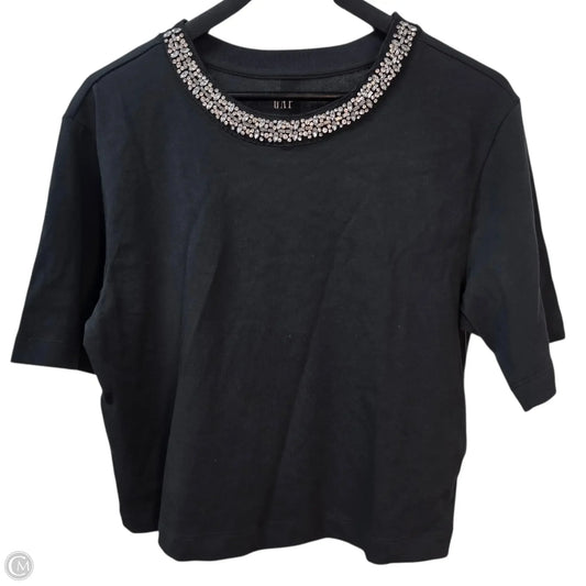 Top Short Sleeve Basic By Gap In Black, Size: S
