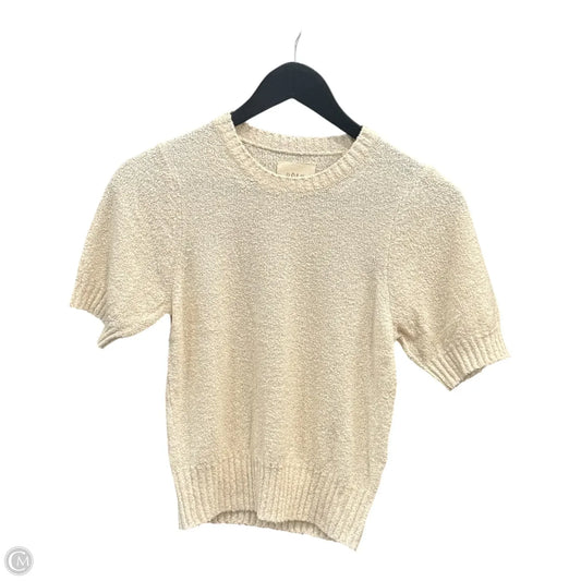 Top Short Sleeve By Cma In Cream, Size: S